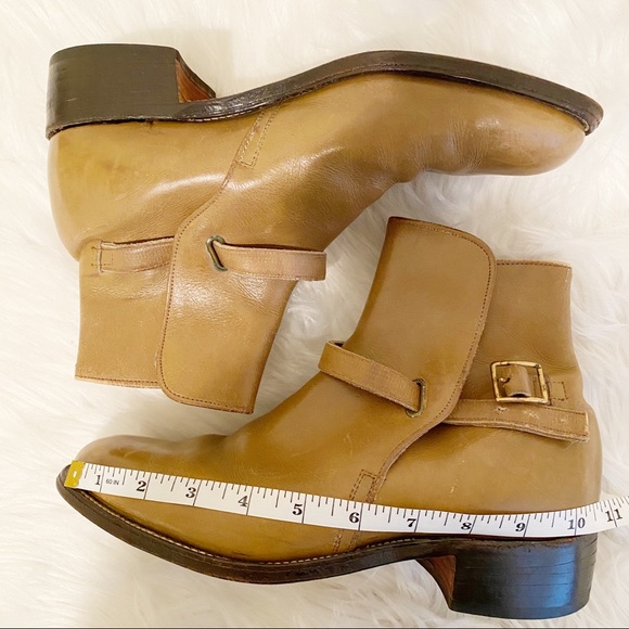 Frye Unisex Leather Buckle Ankle Boot M:10 / W:8.5 - Picture 5 of 8